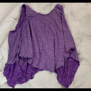 Purple Born Primitive Flowy Cropped Tank